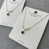 The elegant and simple S925 sterling silver star necklace is a versatile collarbone chain for women and a silver accessory with a slight smile Specification image
